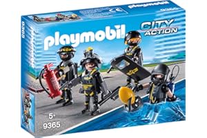 PLAYMOBIL City Action 9365 SEKTeam mit vier PLAYMOBIL Figuren und Zubehör, ab 5 Jahren
