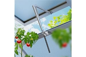 SANAWATEC Automatischer fensteröffner gewächshaus fensteröffner für gewächshaus Hubkraft 7 kg, Hubhöhe 40 cm Öffnungswinkel Fensterheber Temperaturgesteuert Ersatzzylinder fensteröffner