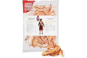 ‎MSDM MSDM Peruanischer Tintenfisch 1kg - Fisch Jerky I High Protein I Snacks I Trockenfisch Omega 3 I Beef Jerky, Trockenfleisch & Chips Alternative Salat Topping