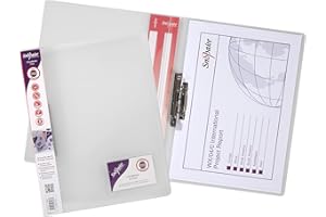 Snopake A4 Clear Premium ClampBinder [Pack of 10] 100 Sheet Capacity [12772]