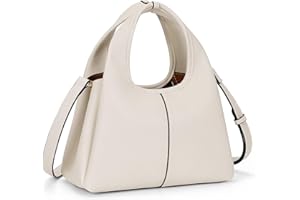 CHAMAIR Suede Leather Tote Bag Small Handbags Ladies Cross Body Tote Bag Suede Hobo Shoulder Bag for Work Shopping Everyday