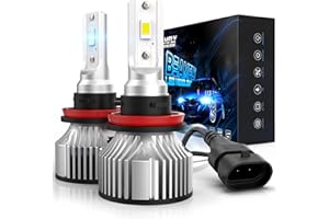 BEAMFLY Bombillas H11 LED Coche 14000LM, H8 H9 Lampara Faros Delanteros 12V 90W 6000K Luces Blancas