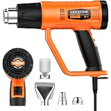 SEEKONE Mini Pistola de Aire Caliente 350W, Pistola de Calor Portátil  Electrica de Calor 350°C con Boquillas Reflexivo, para Soldar, Acuarela  Secar, Eliminación de Pintura y Descongelar : Amazon.es: Bricolaje y  herramientas