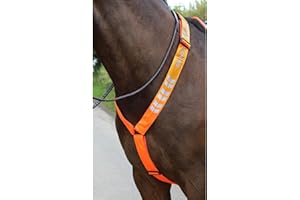 Shires Equi-Flector Breastplate - Orange