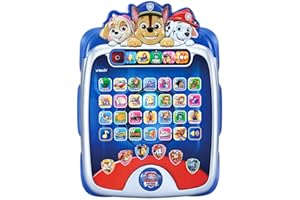VTech - Ma Lumi-Tablette Éducative Pat' Patrouille - Tablette Interactive Enfant avec 5 Jeux Paw Patrol - Jeu pour Apprendre Les Lettres - Cadeau Enfant de 3 Ans à 7 Ans - Contenu en Français