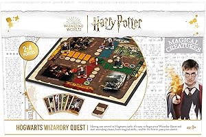 Cartamundi Harry Potter Hogwarts Wizardry Quest Board Game, Calling All Harry Potter Super-Fans! For 2 to 4 Players, Great Gift For Kids Aged 8+,