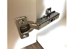 LADAMI Juego de bisagras aptas para Besta, Fritids, Stuva (Ikea) con 2 bisagras y 8 tornillos