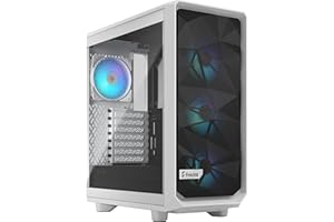 Fractal Design Meshify 2 Compact White TG Clear Tint, RGB, FD,C,MES2C,08