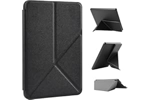 BHHB Custodia per Kindle da 6" All-New Kindle (11 generazione di rilascio 2022), pieghevole per Kindle Custodia Slim Fit Stand Custodia con Auto Sleep/Wake per Kindle – Nero