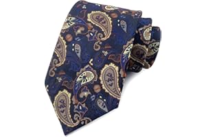 marysgift Ties for Men Formal Business Necktie Paisley Neck Tie for Wedding 57.48"x3.15"