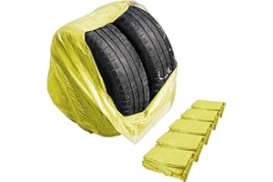 Stix - 100 Bolsa para neumáticos de hasta 22 Pulgadas (1000 x 1000 mm), Color Amarillo