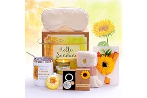 SRANICH Sunflower Birthday Care Package - Sending Sunshine Gifts - Get Well Soon, Christmas and Mothers Day Gifts