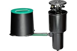 Rain Bird LG3HE In-Ground Impact Sprinkler with Click-N-Go Hose Connect, Green/Black