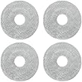Mop Pads Replacement Parts for Dreame L10 Ultra / L10S Pro / L10S Ultra / L10S Pro Ultra Heat / L10 Prime / L20 Ultra / L40 Ultra / X40 Ultra/Xiaomi X20+ Robot Vacuum Cleaner Mop Cloths (4 Pieces)