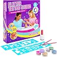 50 Stencil Per Tatuaggi Glitter E Aerografo &ndash; Sagome Bambina &ndash; Progettazione Card Making (Dazzle Glitter Tattoos)