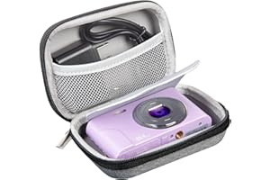 Bofypoo Digitalkamerakoffer Kompatibler Aufbewahrungs-Reisekoffer mit 48 Megapixel 2,7" LCD Wiederaufladbare HD Digital Video Studenten Kameras Outdoor für Erwachsene, Kinder