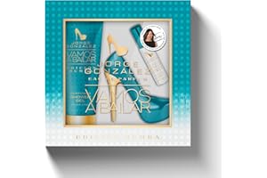 GLAMOUR & HEELS JORGE GONZÁLEZ EDICIÓN RUMBA 3er Geschenkset - 50ml Eau de Parfum, 15ml Handtaschen-EDP & 120ml Duschgel, blumig-orientalischer Damenduft im High Heel Flakon