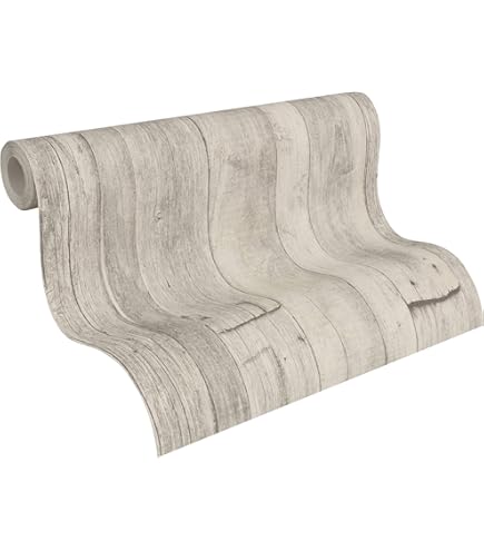 Easy Décor Vliesbehang 3D Hout - Bruin - 10,05m x 52cm