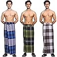 Gowri Tex Cotton Stitched Lungis Pack Of 3 (Ready To Wear) 2.25Meter