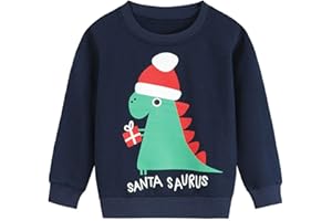 Pull à manches longues Dhasiue en coton décontracté pour enfants et garçons 1 à 7 ans