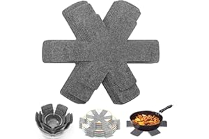 Bibykivn Protège-poêles en Feutre, 12 pcs Protecteur de Casserole et poêle Poêles Protection Casseroles, Empêcher Les Rayures pour poêles, casseroles et Plats Creux (Gris)