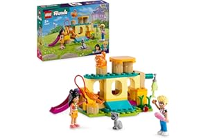 LEGO Friends Avventure nel Parco Giochi dei Gatti, Giocattolo con Figure di Animali, Mini Bamboline di Olly e Liann e Accessori, Giochi per Bambine e Bambini da 5 Anni in su, Idea Regalo 42612