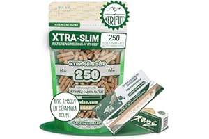 PURIZE® sac | 250 filtres à charbon actif XTRA Slim Size (kit spécial) organique