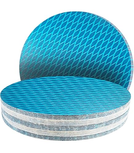 Patins Abrasifs Wolfcraft ø180mm - Toile à Mailles Grain 220 - Lot De 5 - Pour Ponçage