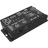 4 Channel Decoder DMX512 & RDM Decoder DMX 512 Digital Display Decoder Dimming Driver DMX512 Controller for LED RGBW Tape Str