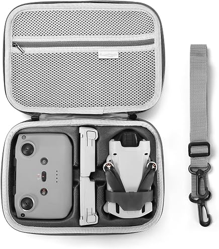 GOLDCHAMP Sac à Dos Rigide DJI Mini 3 Pro Fly More Combo - Housse Étanche Anti-Choc Anti-Rayures Pour Drone + Accessoires