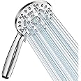 Cobbe Shower Head, High Pressure Shower Head with 8 Spray Modes, Universal Bathroom Water Saving Shower Heads, Large Powerful Flow Rain Showerhead for Low Water Pressure, Chrome