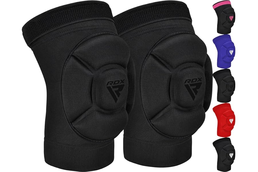 RDX Knee Pads for Work, OEKO TEX CERTIFIED, Anti-Slip Protective Thick Padded Foam Pad, Collision Avoidance Sleeves Pair, MMA Muay Thai Grappling Volleyball Football Wrestling Gardening.