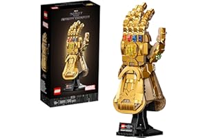 LEGO Marvel Rękawica Nieskończoności, Zestaw Klocków dla Dorosłych z Serii Avengers, Model Kolekcjonerski dla Fanów Universum Marvela, Pomysł na Prezent dla Mężczyzny i Kobiety, 76191
