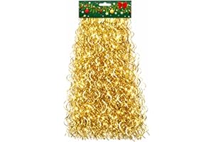 TK Gruppe Timo Klingler Gold Lametta - Stanniol Metal Technology - täuschend echt - als Deko Dekoration zu Weihnachten