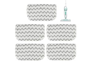 Sgizoku 5 almohadillas de repuesto para mopa de vapor compatibles con Shark Steam Mop S1000UK S1000A S1000 S1000C S1000WM S1001C