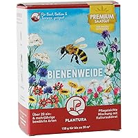 Plantura Bienenweide, 150 g, EIN- & mehrjährige Bienensamen - auch für Hummeln, Premium-Saatgut für Beet & Topf