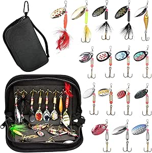 3 étuis à Cuillères De Pêche NEPTUN – Gris, 16x12 Cm – Pour Ranger Les Leurres – Pratique Et Solide