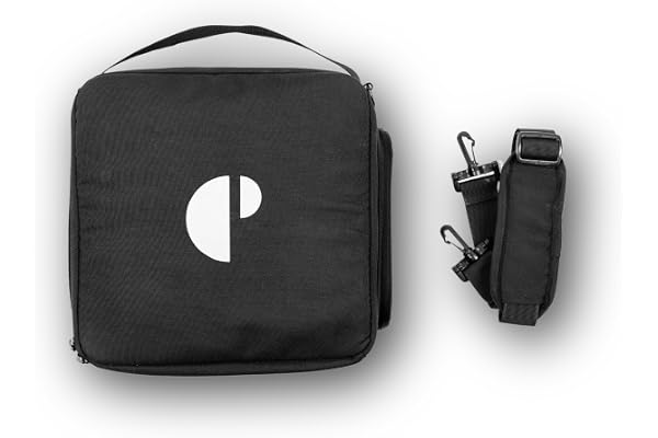 CarryPro Camera Cube V2.0 with Sling Belt Water-Resistant for Nikon Canon Sony & All DSLR Cameras DSLR SLR Padded Camera Case for Travel Camera Lens Kit Bag (Black)