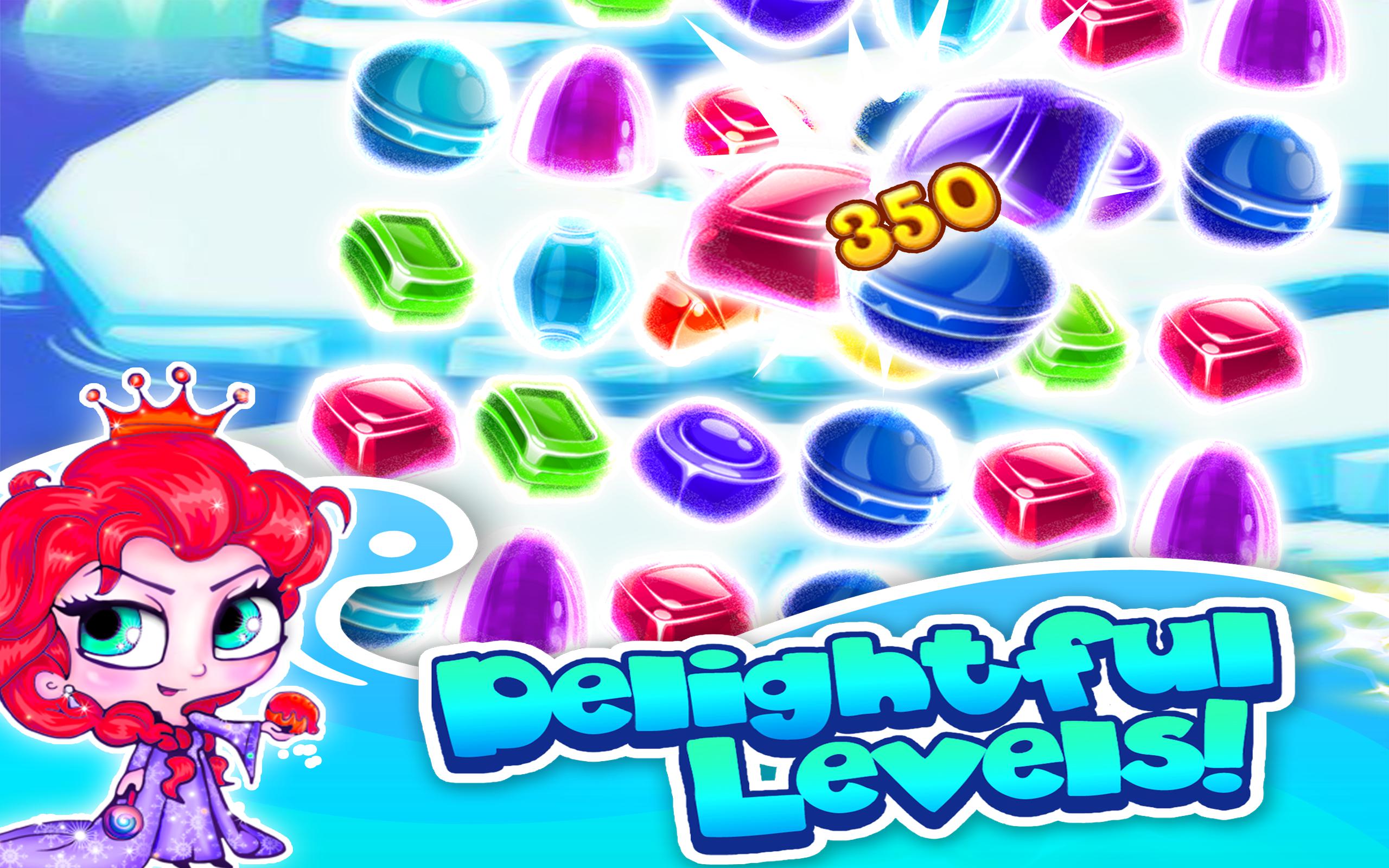 Frozen Ice Queen Match3 Candy Game For Kindle Fire Amazon.co.uk