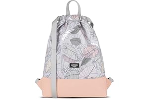 LARKSON Zaino Donna Uomo - No 7 - Sacca da Palestra - Borsa Sportiva Piccola Versatile con Tasca Interna - Materiale Riciclato