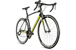 Bergsteiger Tourmalet 28 Zoll Rennrad, Aluminium Gravelbike mit Shimano 14 Gang-Schaltung, Gewicht nur 11 kg, Gravel Bike gee