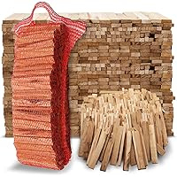 Aleko Parkett Premium 28 kg Brennholz - Anzünder aus Eichenholz, Bio Kaminanzünder, für Grill, Kamin, Ofen - perfekter…