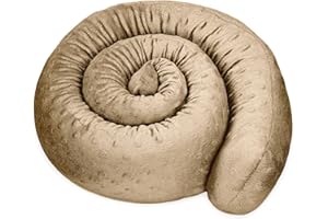 TOTSY BABY Paraspifferi porta isolante 400 cm - Salsicciotto sottoporta e finestra antivento decorativo Ideale per ingresso casa finestre e cuscino per cameretta bambini Beige