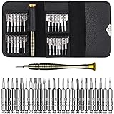 Mini Cacciaviti, Set Cacciaviti di Precisione Kit Cacciaviti 25 in 1 Kit Riparazione per Occhiali,Smartphone, iPad,Tablet,Cel