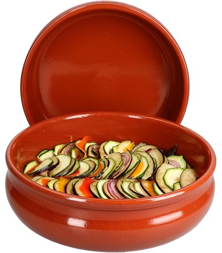 MamboCat Cazuela 6er Set Aus Ton – Kleine Schälchen Für Tapas, Dips & Mehr, Hitzebeständig