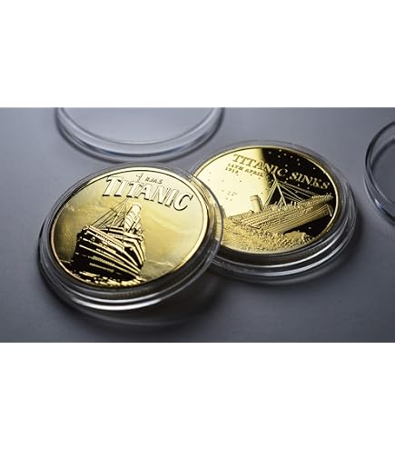 RMS TITANIC 24CT Gold Commemorative in Capsule & Gift Box. White Star