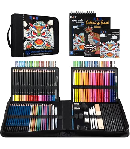 DagouColor Quaderno da Disegno Schizzo, 1 Pack, 50 Fogli (100 Pagine), A4 Spiral Carta da Disegno Senza Acido, 140GSM Sketch Pad per Artisti Principianti Adulti Bambin