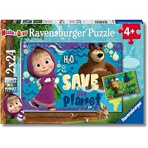 Ravensburger - 2 Puzzle Da 24 Pezzi Per Bambini 4+ Anni - Peppa Pig - Formato 26x18 Cm - Gioco Educativo E Stimolante