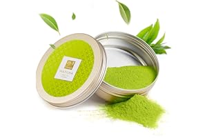 TEA UNIQŌ Matcha Tee proszek do herbaty – idealny do lodu, latte, shake'ów, do pieczenia lub gotowania – japońska zielona herbata, w 100% naturalny, w zamykanej puszce