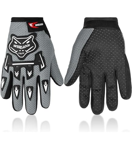 Gant Enfant Moto HSKRKOW 1 Paires Gant Velo Enfant, Speiderrmann Gants De Sport, 4-12 Trottinette Electrique Enfant 12 Ans